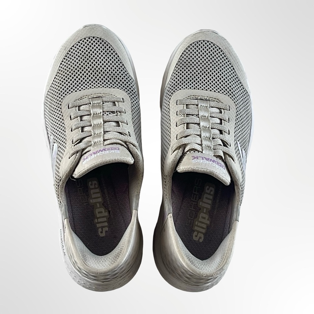 Skechers Light Beige Athletic Shoes in size 6.5 - Picture 4 of 7